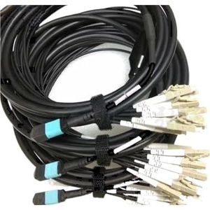 30m50m80m100m120m OM3 8C MPO-LC LSZH gepantserde jumper multimode waterdichte 8 cores MTP MPO optische vezel patchcord outdoor(Color:100m OM3-300 MPO-MPO)