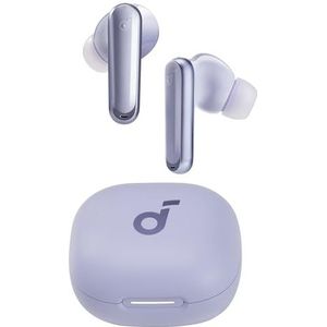 soundcore P40i door Anker, draadloze oordopjes met omgevingsafhankelijke ruisonderdrukking, zware bassen, 60 u speeltijd, 2-in-1 doosje en telefoonstandaard, IPX5, draadloos opladen, Bluetooth 5.3