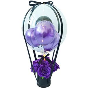 Ballon Rose Boeket Set, LED Lichtgevende Ballon, DIY Decoratie Romantische Geschenken, Voor Familie Feest, Verjaardagsfeest, Bruiloft, Kerstmis, Valentijnsdag