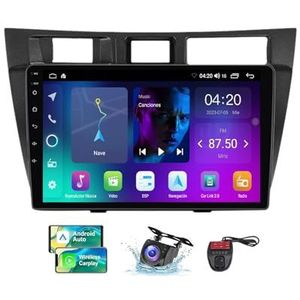 9 Inch Touchscreen Dubbel DIN Autoradio Compatibel met Toyota Mark 9 GX110 2000-2007 met Stuurbediening FM RDS DAB+ Autoradio WiFi 4G Draadloze Carplay Android Auto Bluetooth DSP(NF-2)