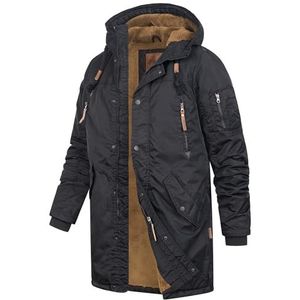INDICODE JEANS Winterparka 'Bardsley'  zwart