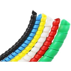 Kabelmouw, Kabelbinder spiraal 1 meter multicolor(ID 14mm Blue)