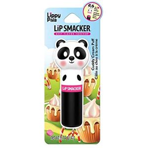 Lip Smacker – Lippy Pals Collectie - Panda Lipbalsem voor Kinderen – Cuddly Cream Puff Smaak – Heerlijk Cadeau met Dierenfiguren voor uw Vrienden – 1 Stuk Panda