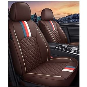 Stoelhoezen Beschermhoezen Lederen Auto Bekleding Voor Hyundai I30 I40 Voor Tucson Voor Solaris Voor Sonata Voor Creta Voor Encino Voor Elantra Ix25 Ix35 Voor Kona(Koffie,B)