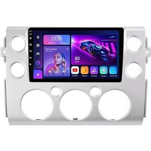 9"" 2 DIN Android 14 Autoradio Stereo voor Toyota FJ Cruiser J15 2006-2020 met draadloze CarPlay Backup Camera Stuurwielbediening GPS Navigatie Bluetooth(L100(2+32G))