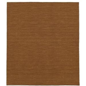 RugVista Handloom flat, Vloerkleed, Kelim Modern, 250 x 200 cm, Rechthoekig, Laagpolig, Woonkamer, Slaapkamer, Alleen chemisch reinigen, Care & Fair gecertificeerd, Bruin