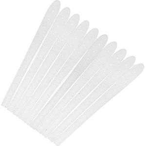 Pack van 10x Siliconen Brillen End Tips Oor Sok Tubes Vervangingen Wit