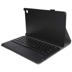 Bluetooth-toetsenbord, Ultradun Draadloos Toetsenbord met Touchpad, Tablettoetsenbord voor Tab A7 T500/T505, Afneembare PU-lederen Tas, 100 Dagen Stand-by, USB