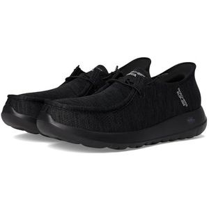 Skechers Heren Slip Ins Go Walk Max Free Hands Sneaker, Zwart/Zwart, 47,5 EU, zwart, 47.5 EU