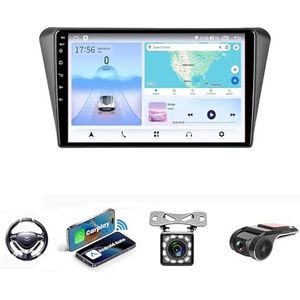 Android 13 2 DIN Autoradio Stereo 9 inch Screen voor Peugeot 408 2014-2018 GPS Navigatiesysteem FM AM RDS DAB+ Radio Carplay Android Auto Qualcomm BT 5.0 Dolby DTS(NF-5 8Core 4+64G)