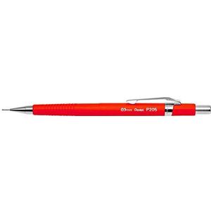 Pentel P205-F Sharp teken-vulpotlood 0,5 mm, schacht rood