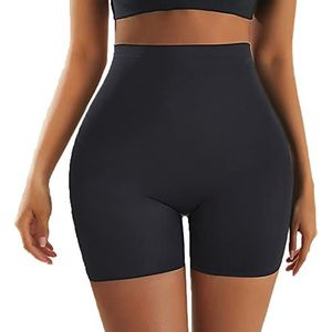 FDEETY Butt Lifter voor dames, push-up onderbroek, buikweg, korsetbroek, shapewear, vormende korsetslips, hoge taille, naadloos ondergoed, bodyshaper voor vrouwen, zwart, M