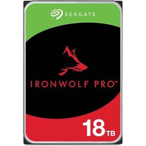 Seagate IronWolf PRO 18TB Interne Festplatte CMR 3.5 Zoll SATA III 256 MB, ST18000NE000 (Refurbished)