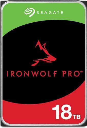 Seagate IronWolf PRO 18TB Interne Festplatte CMR 3.5 Zoll SATA III 256 MB, ST18000NE000 (Refurbished)