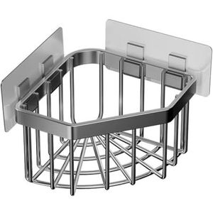 Zeepschotel, Zeeprek, Organized Storage Solution for Kitchen Sink, Stainless Steel Holder, Efficient Drainage(Gray)