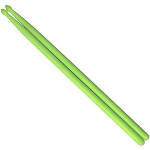 beginner Drumstokken Crimson Geel Blauw Groen Zwart Professional Een Paar Drumsticks Multi -kleuren Set Lichtgewicht (Color : Light green)