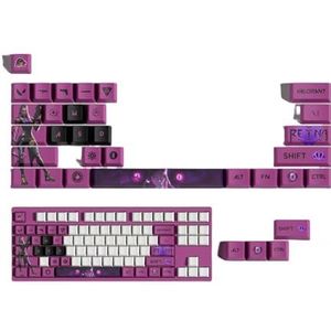 (VALORANT) toetsenborddoppen (29)PC Gaming Mechanische Keycap Numpad Aangepaste Keycaps Laser Gegraveerd met Elk Mechanisch Toetsenbord (RAYNA)