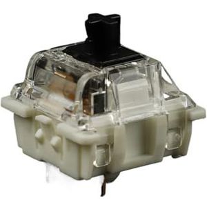 JJCFGRDM SMD-schakelaar V3 RGB Pro geel zilver transparant voorgesmeerd voor mechanisch MX-toetsenbord (maat: 30 stuks, kleur: zwart 3.0)