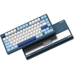 75 voor Honderd Draadloos Mechanisch Toetsenbord Ontwerp Aluminium Aanpasbaar met Quick Release Functie van QMK PCS-laptops via ondersteuning (Anodized Blue)