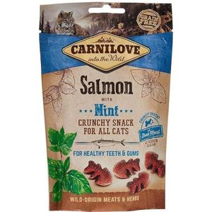 CARNILOVE Feline Crunchy Snack Zalm Mint 50 g