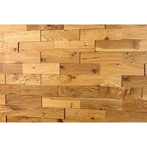 Wodewa Wandbekleding - Wandpaneel - 3D - Eiken Rustiek -Echt Hout - Per m2
