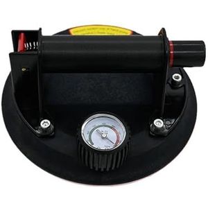 8 inch glazen zuignap, 250 kg draagvermogen, zware vacuümheffer for handmatig tillen van granieten tegels en glas Voor het verplaatsen van zware objecten