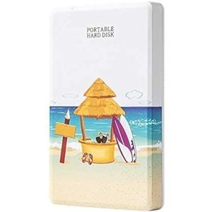 Externe harde schijf 2tb /1tb /750gb /320 gb, USB 3.0 draagbare mobiele opslag backup harde schijf, geschikt voor pc desktop, Macbook, laptop, Ps4, Xbox, Smart TV (750 GB, strand)