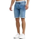 Indicode - Caden - Korte Broek - Blue Wash - 5 Zakken