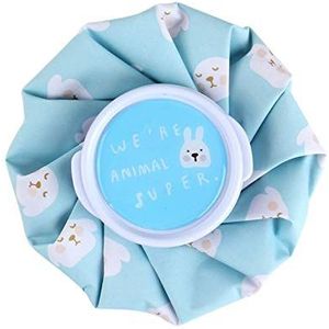 Warmwaterkruik 2 stuks 4 kleuren cartoon huishoudelijke warmwaterkruik zak dubbel gebruik zomer ijszak herbruikbare kniekop beenverlichting pijn ijszak handwarmer warmwaterzak (A)