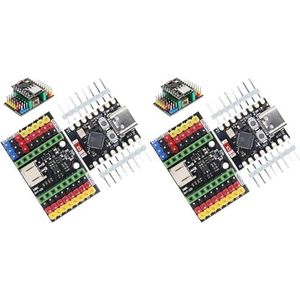 2 sets ESP32-C3 ontwikkelbord en uitbreidingsbord ESP32 SuperMini WiFi BT