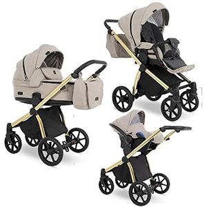 Wandelwagen alles in één 3in1 2in1 set Isofix Previo van Lux4kids PR03 3in1 (inclusief autostoeltje)