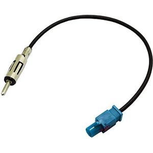 Audioproject A126 - Autoradio, antenneadapter, stekker, Fakra-adapter, DIN compatibel met Audi, VW, Seat, Skoda, Opel, Ford, Dacia, BMW E46, auto-antennestekker, autoradio, kabel, auto-antenne-adapter