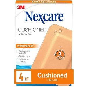 Nexcare Absoluut waterdicht plakband, 7,6 x 10,2 cm Nexcare