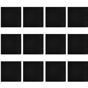 ZEPFJHE Bruiloft Zakdoek Effen Kleur Pocket Zakdoek Voor Bruidegoms Dames Vrouwen Zakdoeken Bruiloft Zakdoeken Pocket Zakdoeken Zijde, Zwart, one size