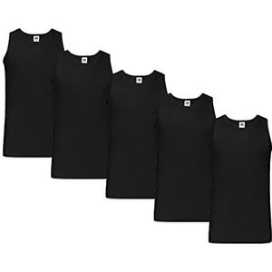 Fruit of the Loom Athletic onderhemd, heren, M, L, XL, XXL, 3XL, 4XL, 5XL, ook kleurensets (1 of 5 stuks), 4XL