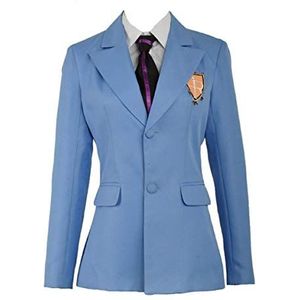 Ouran High School Host Club Schooluniform Haruhi Kyoya Hikaru Takashi Outfit Unisex Cosplay Kostuum (Mannelijk X-Small, Jasje Tie)