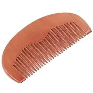 Houten baardkam snor haarborstel voor mannen fijne grove tanden perfecte baardbalsems etherische oliën kammen (maat: C)