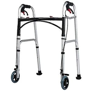 QHYTL Ouderen Kruk Benen Kruk Kruk Multifunctionele Walker Walker met een zitting voor Ouderen Interessant Welvarend