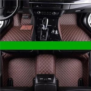 Vrachtmatten Custom Car Floor Mat For Jeep For Wrangler Custom Foot Parts Leather Panel Liner Carpet Rug Interior Accessorie(Color9)