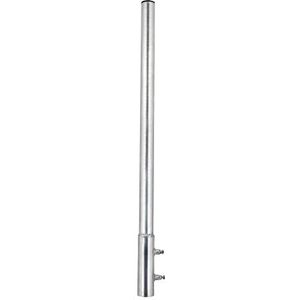 PremiumX mast aluminium verlengstuk 100 cm, diameter 50 mm, satellietmast aluminium houder met mastkap