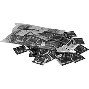Vitalis PREMIUM Chocolate, zwarte condooms met chocolade smaak, 1 x 100 stuks
