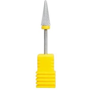 DHRCONPA 16mm 3/32Inch Driehoek Conische Nagelboorbits Goudcarbide Frees Slijpgereedschap Manicure Accessoires