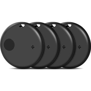 Smart Tracker Tag 4-pack, sleutelvinder KeyFinder compatibel met Waar is? APP