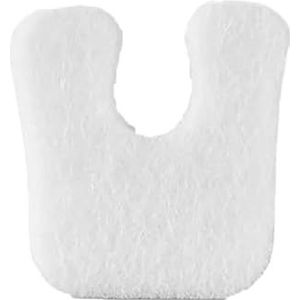 Witte U-vormige vilten eeltkussens | Bescherm eelt tegen wrijven op schoenen | Verminder voet- en hielpijn | Zelfklevende pedikussens (wit-12 stuks)