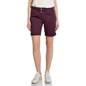 Cecil Katoenen shorts, Wineberry Red, 30W