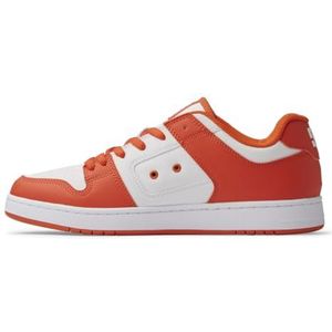 DC Shoes Manteca 4 Sn ADYS100769 Sneakers voor heren, Wit Oranje, 46 EU