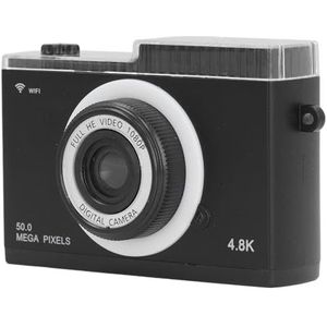 1080P 48MP Digitale Camera, 2,4 Inch IPS-scherm 8x Digitale Zoom Anti Shake Compacte Kleine Camera met MP3-speler Filters Games Verfraai Frames Draagbare Reisvlogcamera