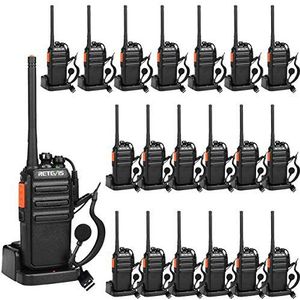 Retevis RT24 - Walkie Talkies - Zwart - Professionele Portofoon - 16 Kanalen - CTCSS/DCS