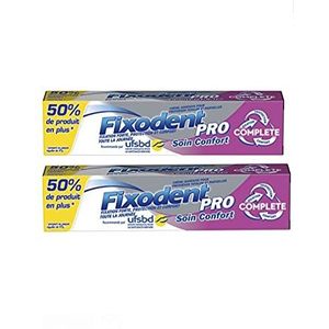 Fixodent - Fixodent Pro – comfortverzorging – tube van 70,5 gram – 2 tubes