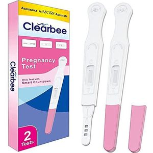 Acessorz - Fake Prank Joke - Zwangerschapstest - Roze - Verpakking van 2 stuks